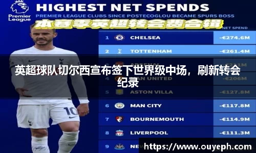 英超球队切尔西宣布签下世界级中场，刷新转会纪录
